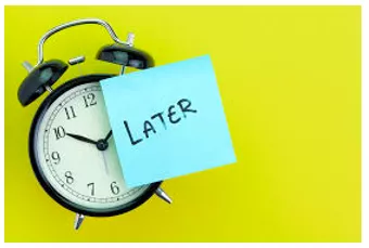 Memory trick for Procrastination