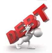 Debt (n) - A sum of money that is owed or due.