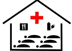 Shelter - Protect or shield from something harmful, especially bad weather.