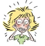 Tizzy - A state in which one feel very worried, upset, and confused.