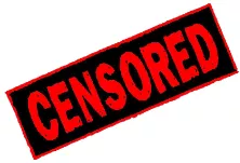 To blue pencil something - To censor something