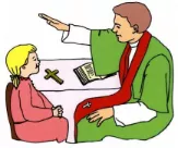 Absolve - Declare (someone) free from guilt, obligation, or punishment/ give absolution for