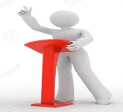 Orator - A speaker, especially one who is eloquent or skilled.