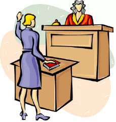 Testimony - Evidence or proof of something.