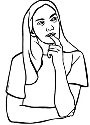 Ponder  - Think about (something) carefully, especially before making a decision or reaching a conclusion.