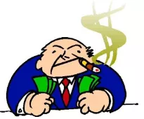 Rapacious - Aggressively greedy or grasping.