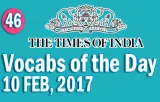 The times of india vocabulary