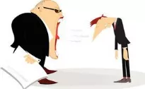 Berate - Scold or criticize (someone) angrily.
