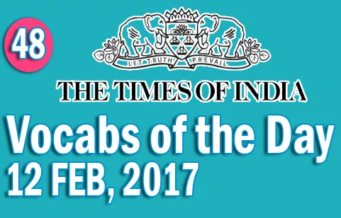 The times of india vocabulary