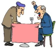 Acerbic  - Especially of a comment or style of speaking) sharp and forthright.