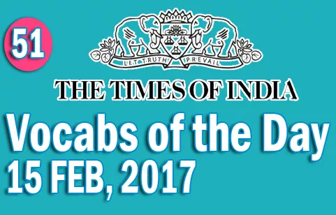 The times of india vocabulary 