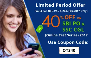 40% off on ssc cgl 2017 online test series  hurry up 