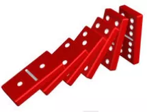Repercussion - An action or effect given or exerted in return:  a reciprocal action or effect/ a widespread, indirect, or unforeseen effect of an act, action, or even.