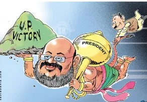 Saffron storm in uttar pradesh