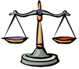 To hold the scales even