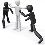 Arbitration - The use of an arbitrator(mediator) to settle a dispute.