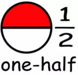 Meaning  half