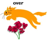 Meaning  above or over