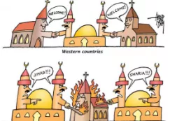 Blasphemy  - The action or offence of speaking sacrilegiously about God or sacred things