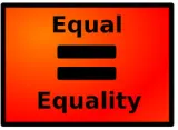 Meaning  equal or same
