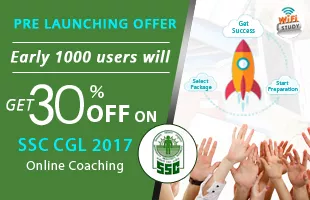 Use couponcode pre30 & get 30% off on ssc cgl 2017 online preparation course