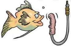 Bait  - Something intended to entice someone to do something.