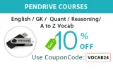 Get subject specific pendrive course with videos  concepts and practice tests 