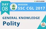 Mission ssc cgl 2017 | general knowledge #polity | day 8
