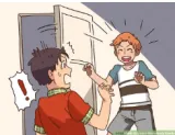 Frighten away