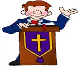 Preach - Publicly proclaim or teach (a religious message or belief).