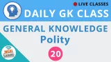 Daily gk class #20 general knowledge   polity for ssc  bank  upsc  railway and all govt  exams 