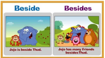 Beside vs besides