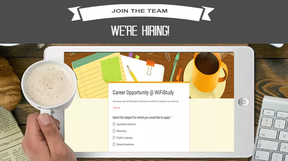 We’re always open for enthusiastic individual who would like to change the way of learning    