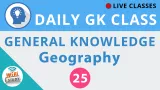 Daily gk class #25 general knowledge   geography for ssc  bank  upsc  railway and all govt  exams 