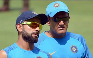 Kumble’s farewell  on team india coach exit