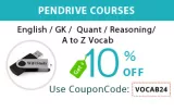 Get subject specific pendrive course with videos  concepts and practice tests 