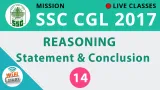 Live class  reasoning statement & conclusion  join now