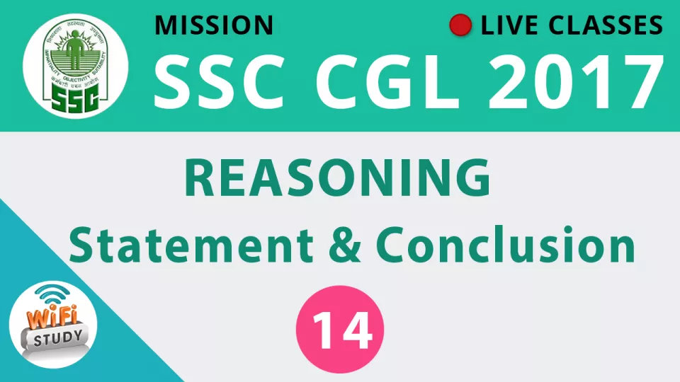 Live class  reasoning statement & conclusion  join now