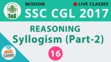 Live class  reasoning syllogism  part 2    join now