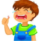 Meaning  cry out or complain