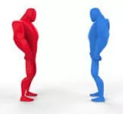 Stand-off - A deadlock between two equally matched opponents in a dispute or conflict.