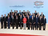 The hamburg tussle  working around donald trump at g20