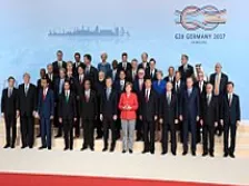 The hamburg tussle  working around donald trump at g20