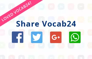 Share vocab24 app with your friends as sharing is caring 