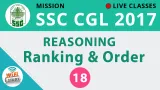 Live class  reasoning ranking & order   join now