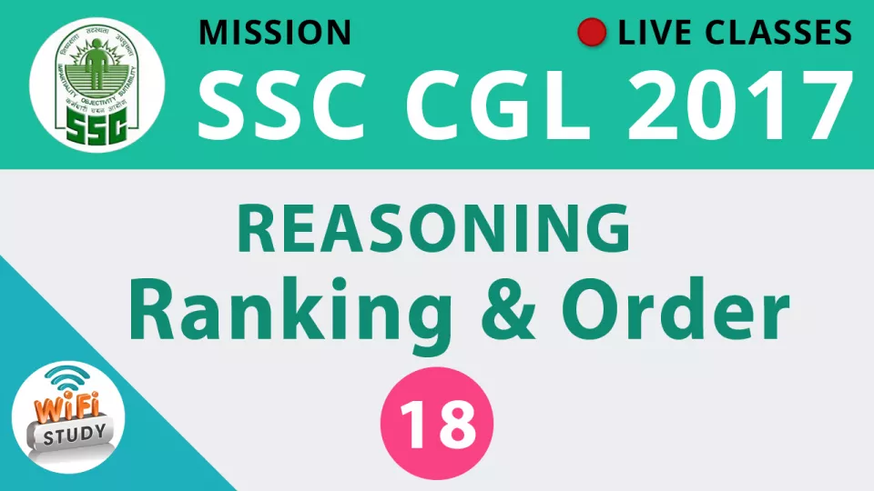 Live class  reasoning ranking & order   join now