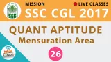 Live class  quant mensuration area   live now