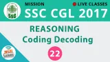 Live class  reasoning coding decoding   join now