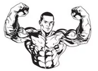 Sinewy - powerful and sturdy