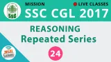 Live class  reasoning  repeated series   join now